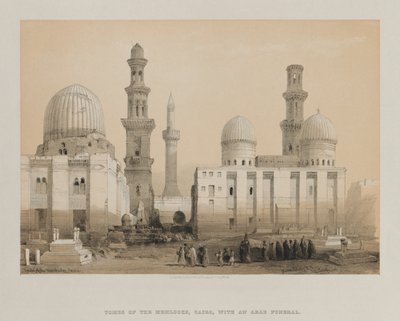 Mısır ve Nubia, Cilt III: Memlooks Mezarı, Kahire by Louis Haghe