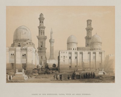 Mısır ve Nubia, Cilt III: Memlooks Mezarı, Kahire, 1849. by Louis Haghe