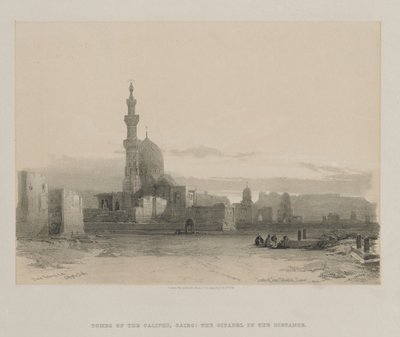 Mısır ve Nubia, Cilt III: Halife Mezarları, Kahire by Louis Haghe