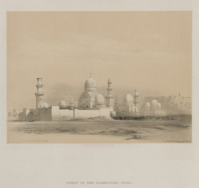 Mısır ve Nubia, Cilt III: Memlooks Mezarları, Kahire, 1849. by Louis Haghe