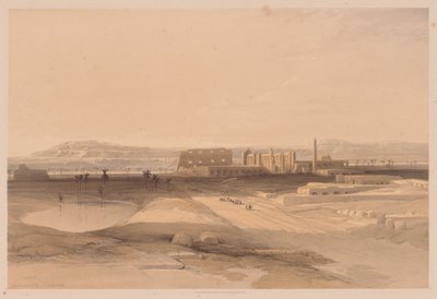 Mısır ve Nubia: Cilt II - No. 32, Karnak by Louis Haghe