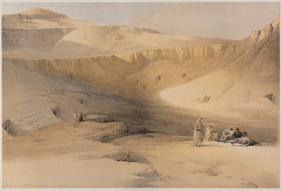 Mısır ve Nubia, Cilt II: Thebes Krallarının Mezarlarına Giriş, Bab-El-Malouk, 1848. by Louis Haghe