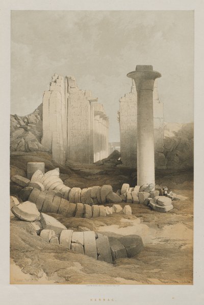 Mısır ve Nubia, Cilt II: Karnak by Louis Haghe