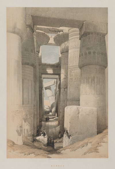 Mısır ve Nubia, Cilt II: Karnak by Louis Haghe