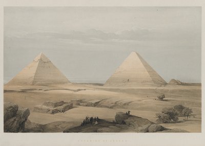 Mısır ve Nubia, Cilt II: Geezeh Piramitleri by Louis Haghe