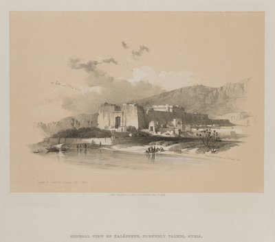 Mısır ve Nubia, Cilt II: Kababshe Tapınağı, Nubia, 1848. by Louis Haghe