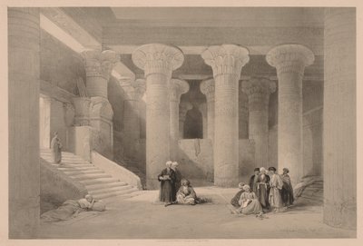 Mısır ve Nubia: Cilt I - No. 24, Esneh Tapınağı by Louis Haghe