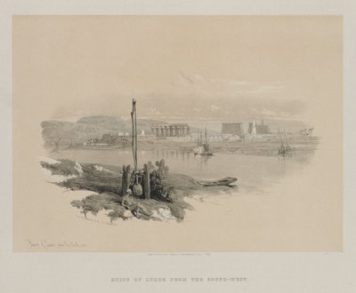 Mısır ve Nubia, Cilt I: Güneybatıdan Luksor Harabeleri by Louis Haghe