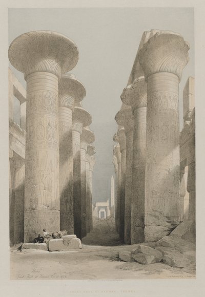 Mısır ve Nubia, Cilt I: Thebes, Karnac