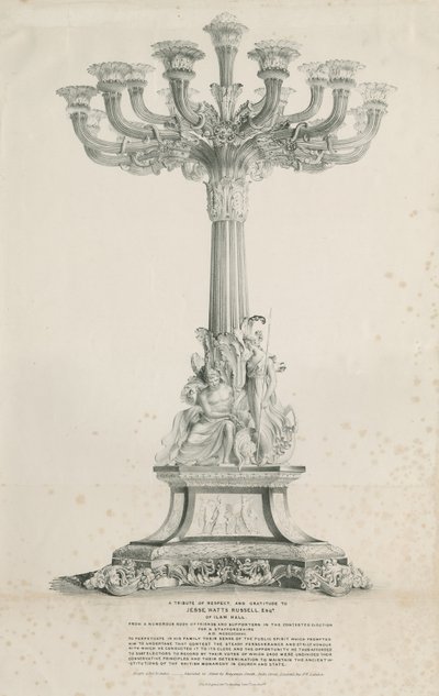 Liam Hall - Avize: Taşbaskı, 1832 by Louis Haghe