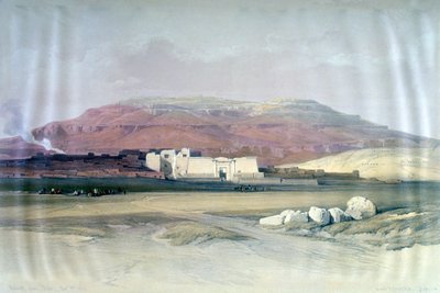 Medinet Abou, Thebes, 8 Aralık 1832, Mısır, 19. yüzyıl by Louis Haghe