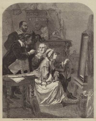 Stüdyo Ziyareti by Louis Haghe