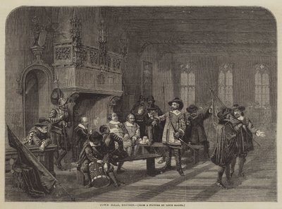 Belediye Binası, Brugge by Louis Haghe