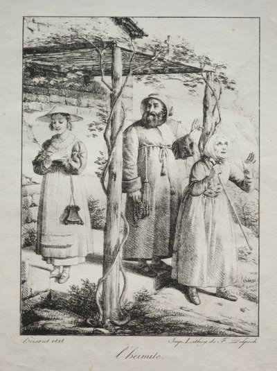 Keşiş by Louis Hersent