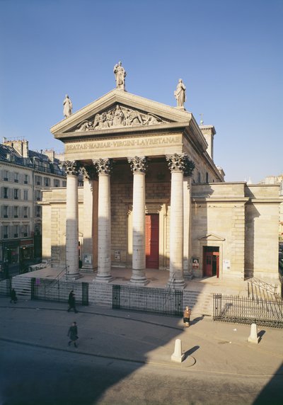 1823-36 yılları arasında inşa edilen Notre-Dame de Lorette Kilisesi