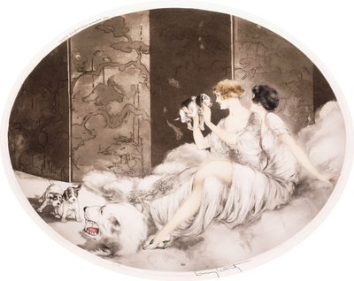 Küçük Köpekler by Louis Icart