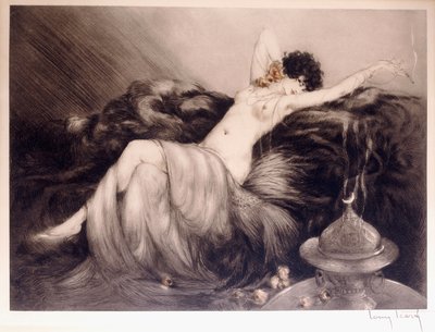 Sigara içmek; duman by Louis Icart