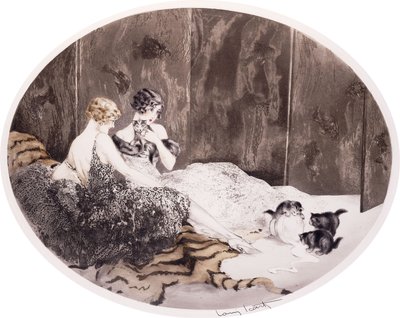 Dökülen Süt by Louis Icart