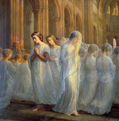 Ruhun şiiri; İlk Komünyon. Anne Francois Louis Janmot
