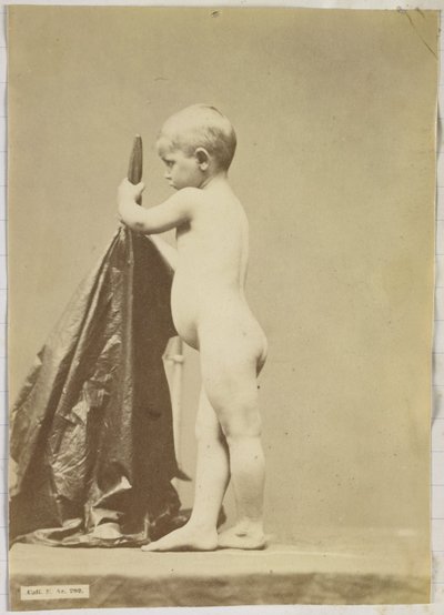 Yandan görülen çıplak bir çocuğun incelenmesi by Louis Jean Baptiste Igout (attributed to)