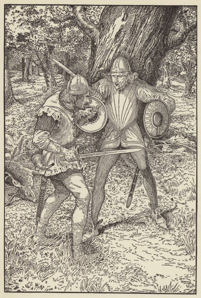 Tanrı aşkına, iyi adam, quot Robin, Fain adını bilsem by Louis John Rhead