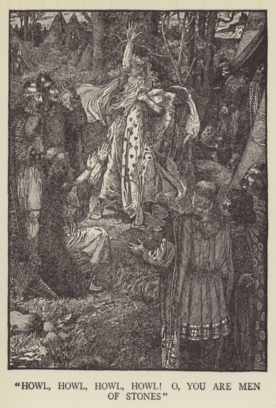Uluma, uluma, uluma! o, siz taş adamlarsınız by Louis John Rhead