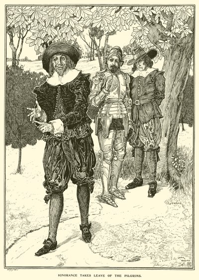 Cehalet Hacıları İzler (gravür) by Louis John Rhead