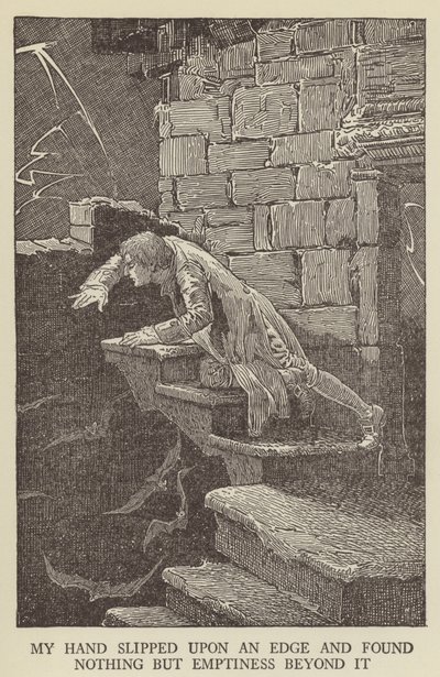 Robert Louis Stevenson tarafından Kaçırılanlar için İllüstrasyon by Louis John Rhead