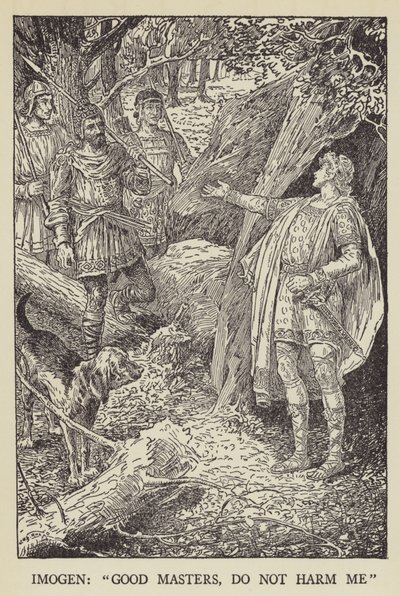 Imogen, iyi ustalar, bana zarar vermeyin by Louis John Rhead