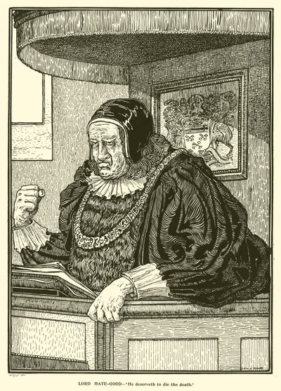 Lord Nefret-İyi (gravür) by Louis John Rhead