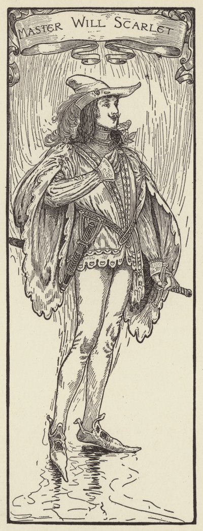 Usta Will Scarlet by Louis John Rhead