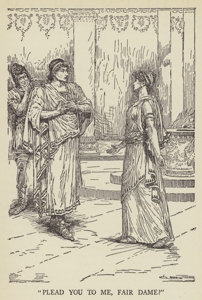 Bana yalvarır mısın güzel kadın? by Louis John Rhead