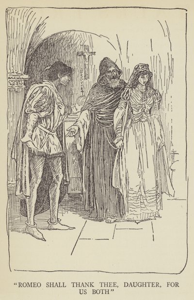 Romeo sana teşekkür edecek kızım, ikimiz için de by Louis John Rhead