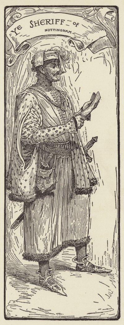 Nottingham Şerifi by Louis John Rhead