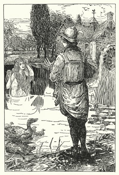 Su Perisi (taş) by Louis John Rhead