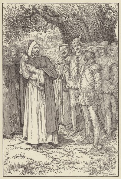 Kral kolunu sıvamaya başladı by Louis John Rhead