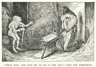 "Senin için yapmam için bana ne vereceksin?" dedi Hobgoblin (lito) by Louis John Rhead