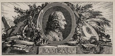 Louis-Joseph Masquelier tarafından gravür Jean Philippe Rameau (1683-1764) portresi by Louis Joseph I Masquelier