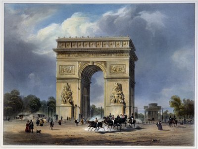 Arc de Triomphe - Arnout tarafından by Louis Jules Arnout