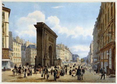 Porte de St Denis- Jacottet ve Benoist tarafından tasarlanan “Paris