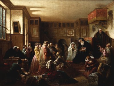 İskoç Kraliçesi Mary, Mücevherlerini Bölüyor by Louis Lang