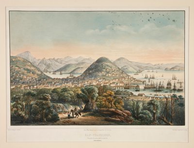 San-Francisco, / Şuradan alınan görünüm by Louis Le Breton