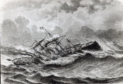 Eylül 1861'de Büyük Doğu'ya felaket by Louis Le Breton