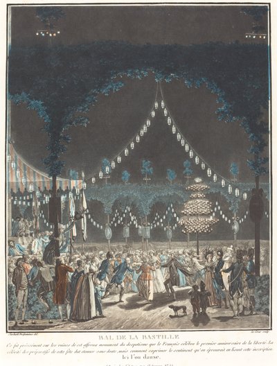 Bal de la Bastille by Louis Le Coeur and Jacques François Joseph Swebach Desfontaines