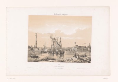 Cours Caffarelli'den Caen'in görünümü Port de Caen, pris du Cours Caffarelli (nesne üzerine başlık) Çağdaş Fransa (dizi başlığı) La France de nos jours (nesne üzerine dizi başlığı) by Louis Le Breton
