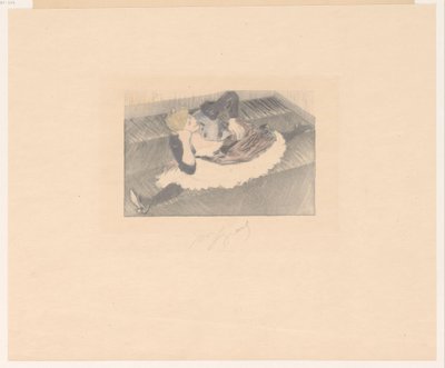 Spagaat'ta Danseres Bölmeler by Louis Legrand (signed by artist)