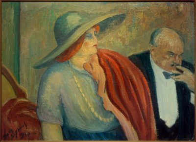 tiyatroda çift by Louis Legrand