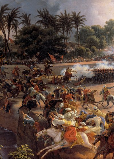 Mısır Seferi (Seferi) (1798-1801): “” Piramitler Savaşı, 21 Temmuz by Louis Lejeune