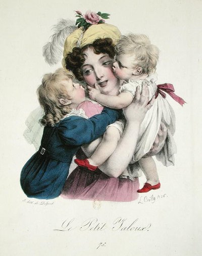 Kıskançlık, Francois Seraphin Delpech (1778-1825) 1826 (renkli taş) tarafından kazınmış by Louis Leopold (after) Boilly