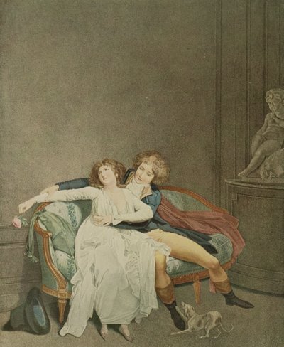Gülün İhtilafı, gravür J. Eymar by Louis Leopold (after) Boilly